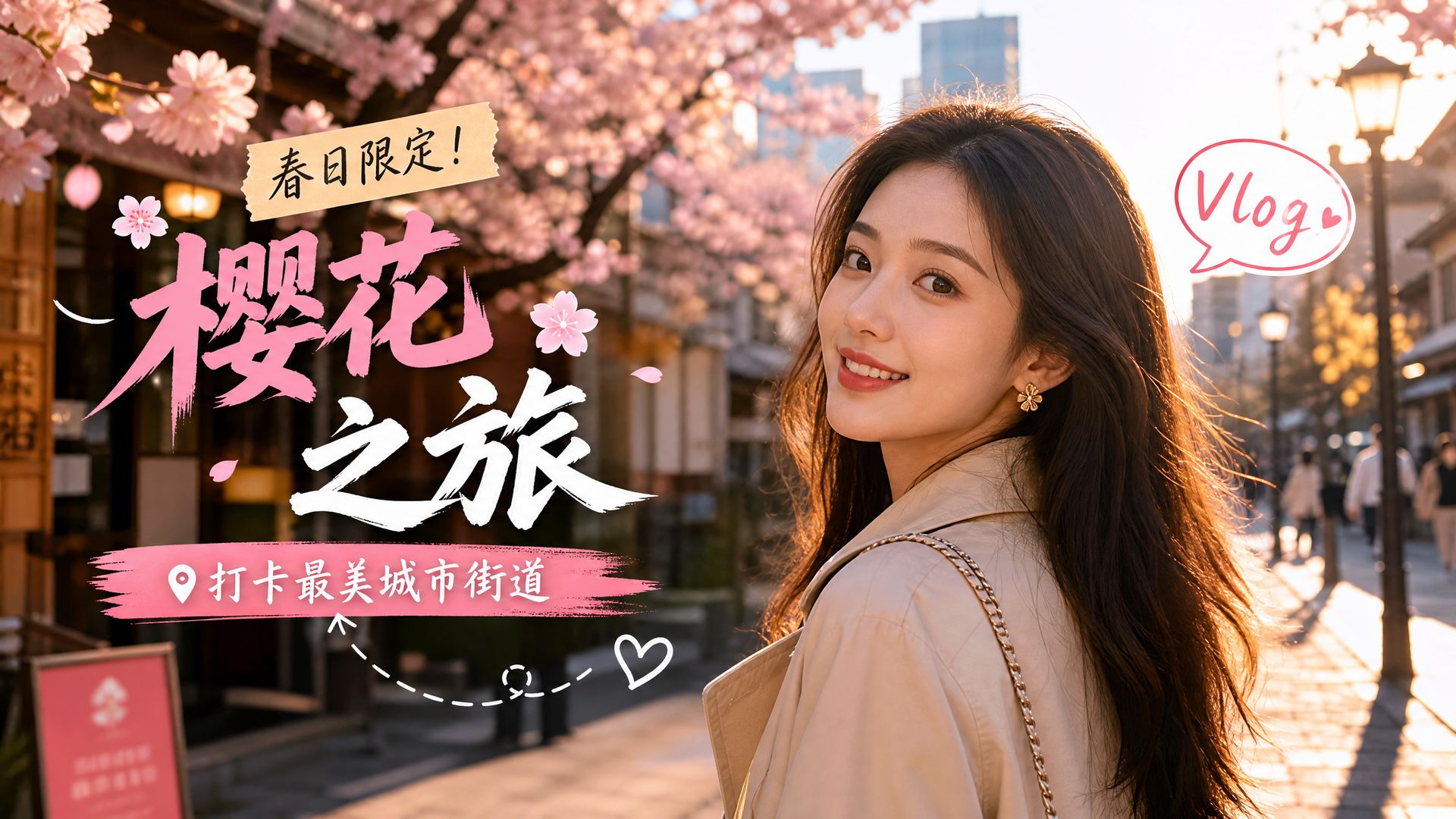 黄色仓库旅行视频-樱花之旅